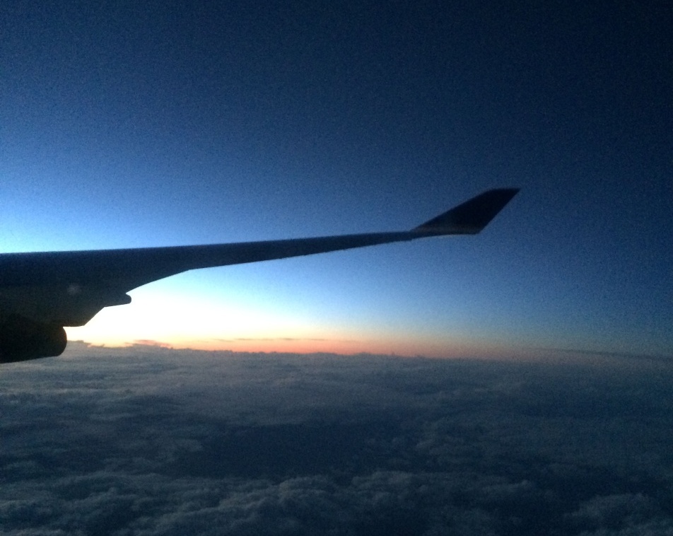 雲の上は青空！